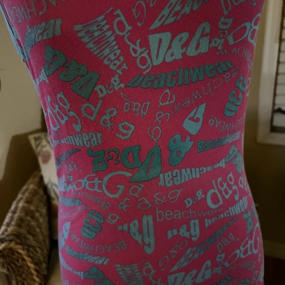 ❌SOLD❌ Authentic Dolce & Gabbana Beachwear Top Size S/M - Picture 2 of 7